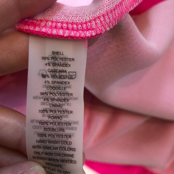 NWT Vince Camuto hot pink dress size 8 zips up bac - Picture 9 of 12